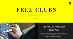Desktop Screenshot of freeclubs.net